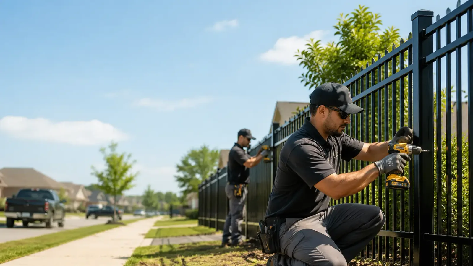 Metal Fence Installation in Westfield Center, OH